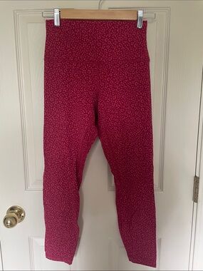 lululemon athletica High-Rise Pink Leopard align Print Leggings